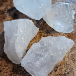 Clear quartz crystal